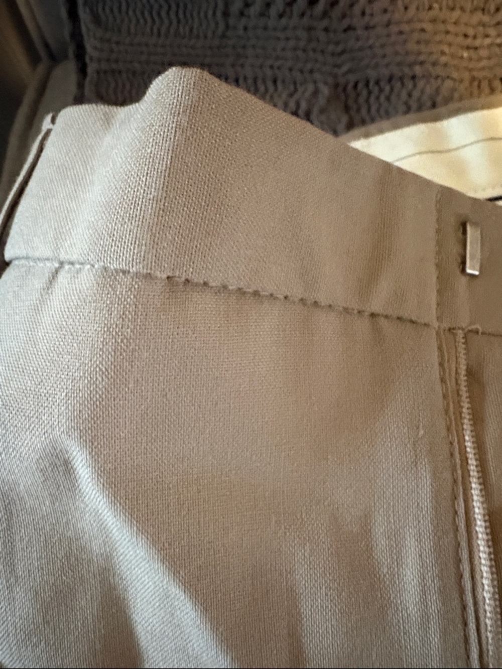 Men's Khaki Chinos - Classic Tan Dress Pants, custom lngth, suspender option